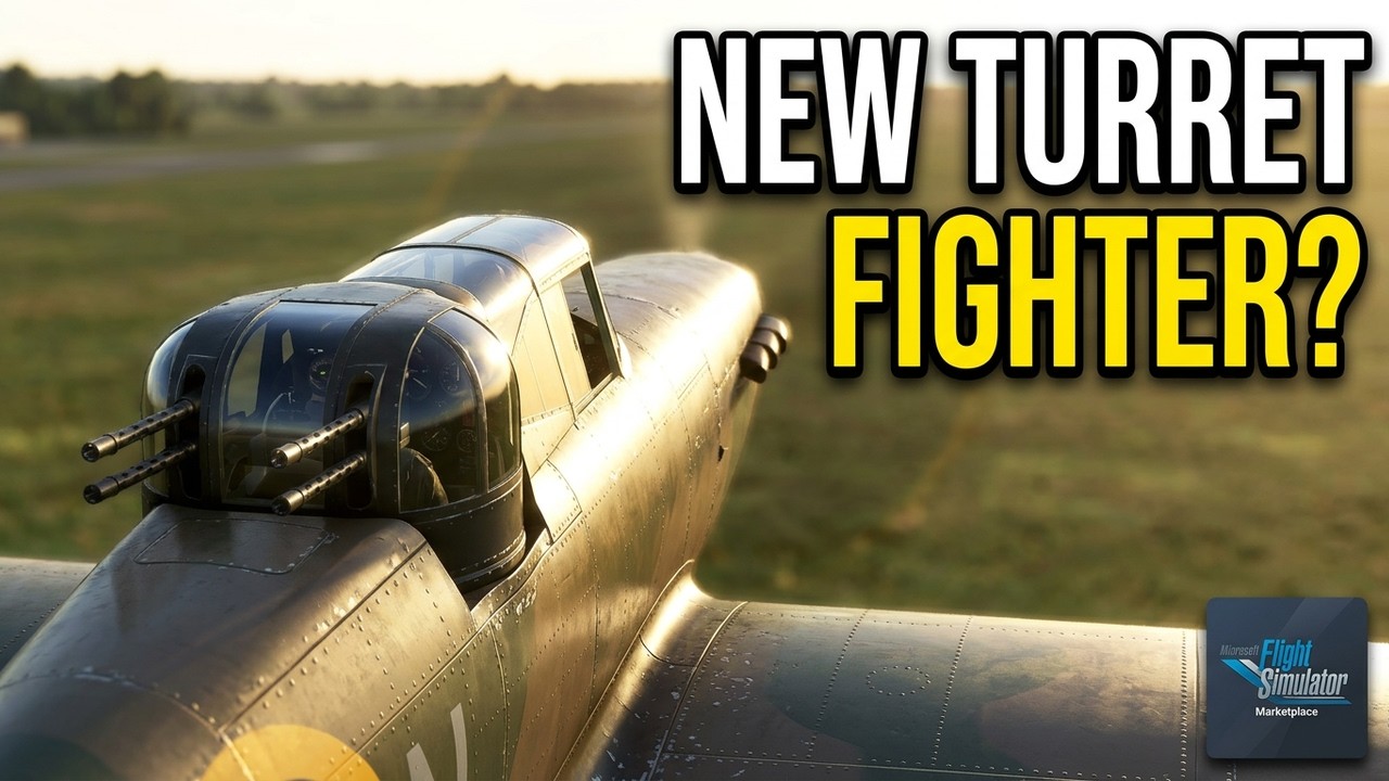 Virtavia Boulton Paul Defiant Mk1 for MSFS | Marketplace First Look