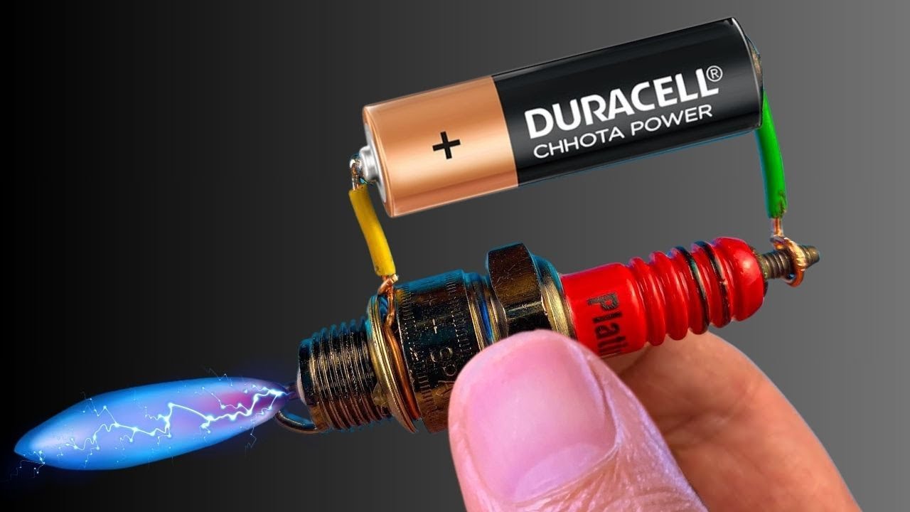 8 ways to make a welding machine using spark plugs and 12V batteries! Very helpful