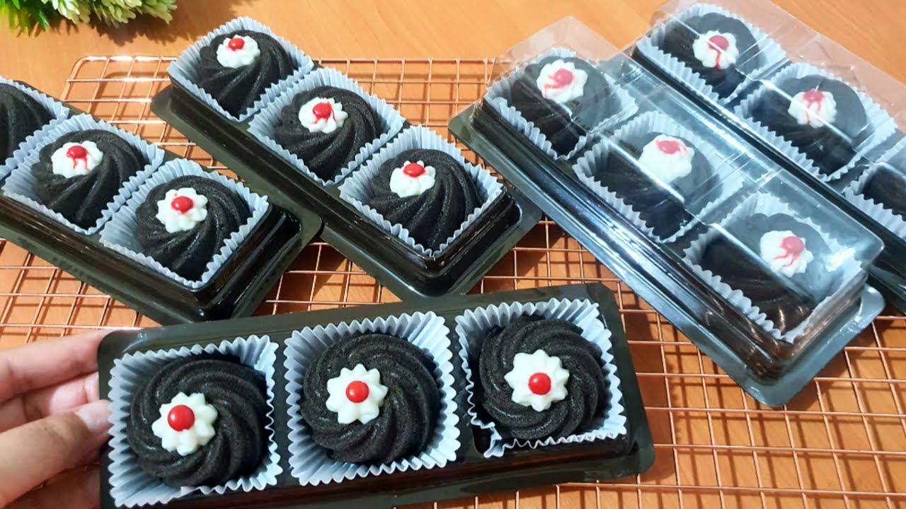 1 telur jadi 30 pcs‼️ Black forest kukus mini Viral❗Ide jualan dengan modal kecil