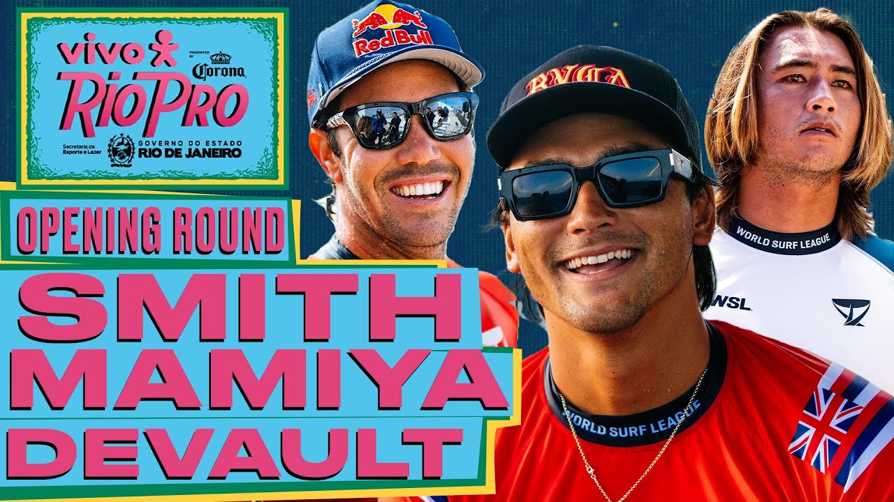 Jordy Smith, Barron Mamiya, Imaikalani deVault| Vivo Rio Pro presented by Corona 2024