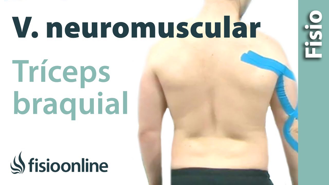Cómo relajar el tríceps braquial con vendaje neuromuscular