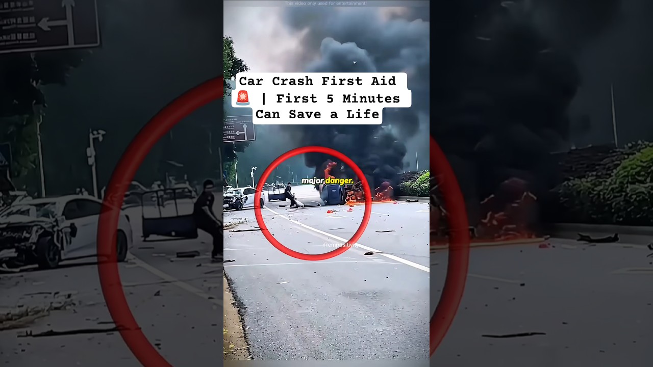 Pierwsza pomoc w wypadku samochodowym 🚨 | Pierwsze 5 minut może uratować życie