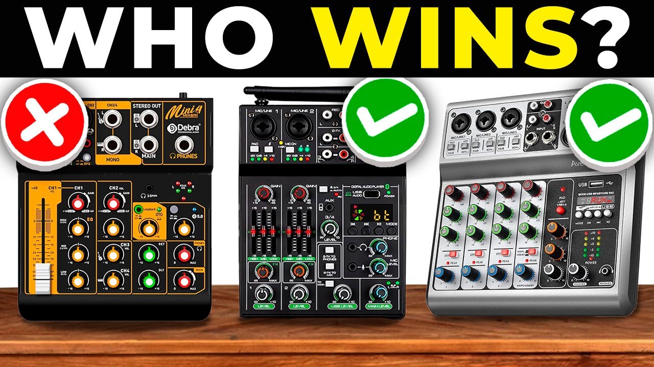 ✅ TOP 5 BEST AUDIO MIXERS 2025 | MUSIC PRODUCTION MIXERS REVIEW