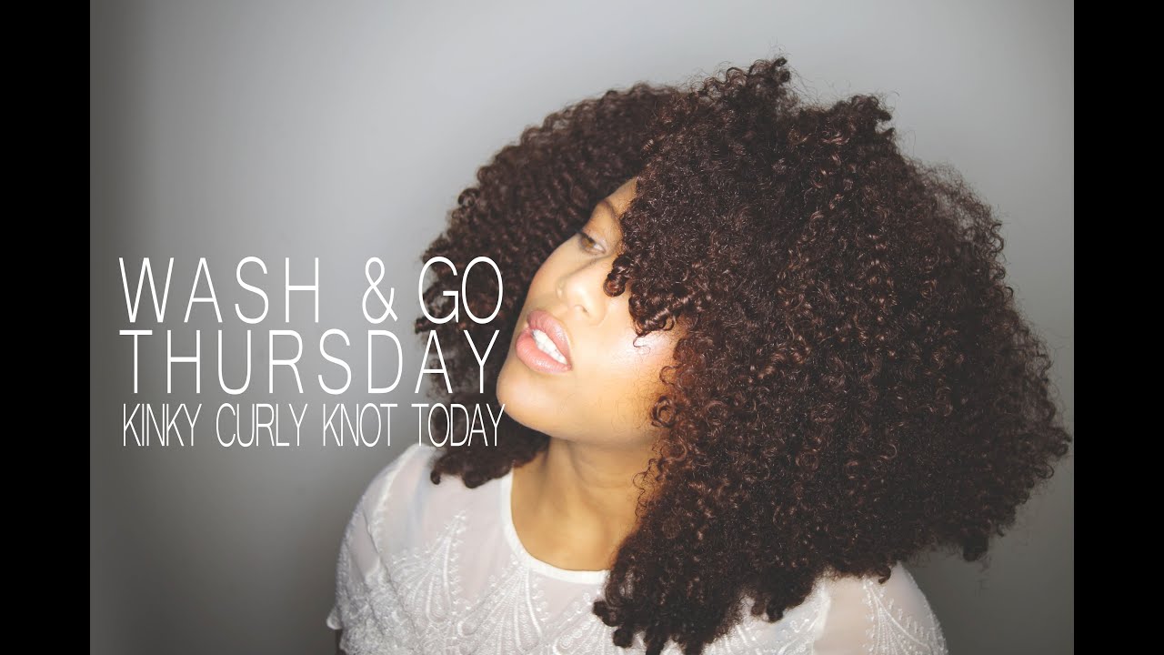 The Wash and Go Thursday Serie EP.4 | Using Kinky Curly Knot Today on Natural Hair