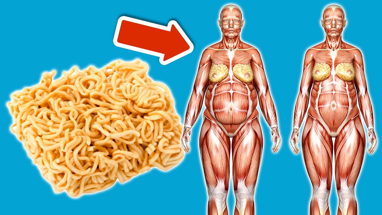 UNGLAUBLICHES passiert mit deinem Körper, wenn du JEDEN TAG Instant Ramen isst 🤯💥