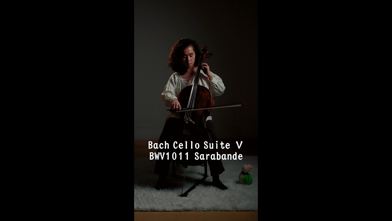 Bach Sechs Suites For Solo Cello Suite V BWV1011  Sarabande Bach at Sixteen