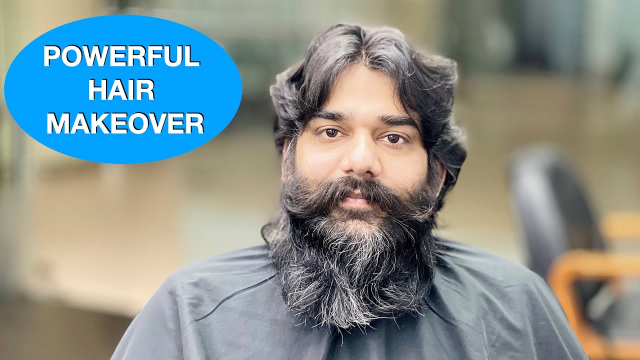 Powerful Men's Haircut & Beard by Jason Makki in Dubai - Hair Transformation