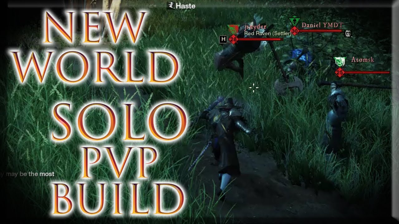 New World PvP Build ⚔ Rapier / Fire Staff - Solo PvP Build & Gameplay Commentary