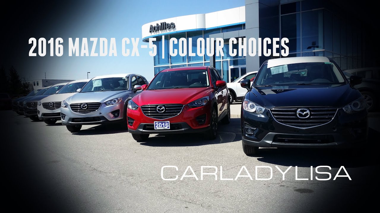 2016 MAZDA CX-5 | Colour Choices