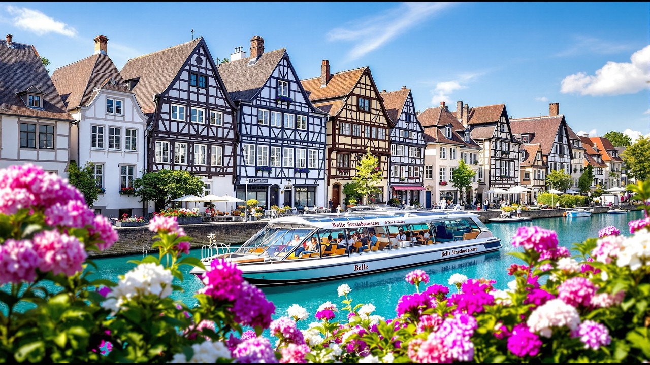 STRASBOURG 🇫🇷 Walking Tour – 4K City Walk through France’s Most Beautiful Fairytale Town