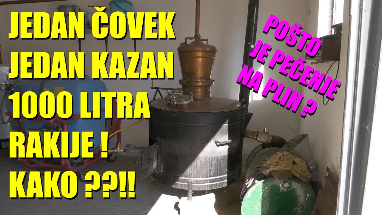 PEČENJE RAKIJE  - GENIJALNO - od kuće napravio POLUATOMATSKU DESTILERIJU ZA RAKIJU - sve JEFTINO!