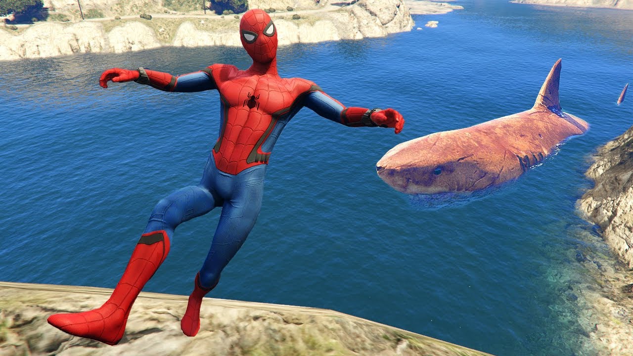 GTA 5 Spiderman Water Fails | ragdolls vol.3 (Euphoria physics)
