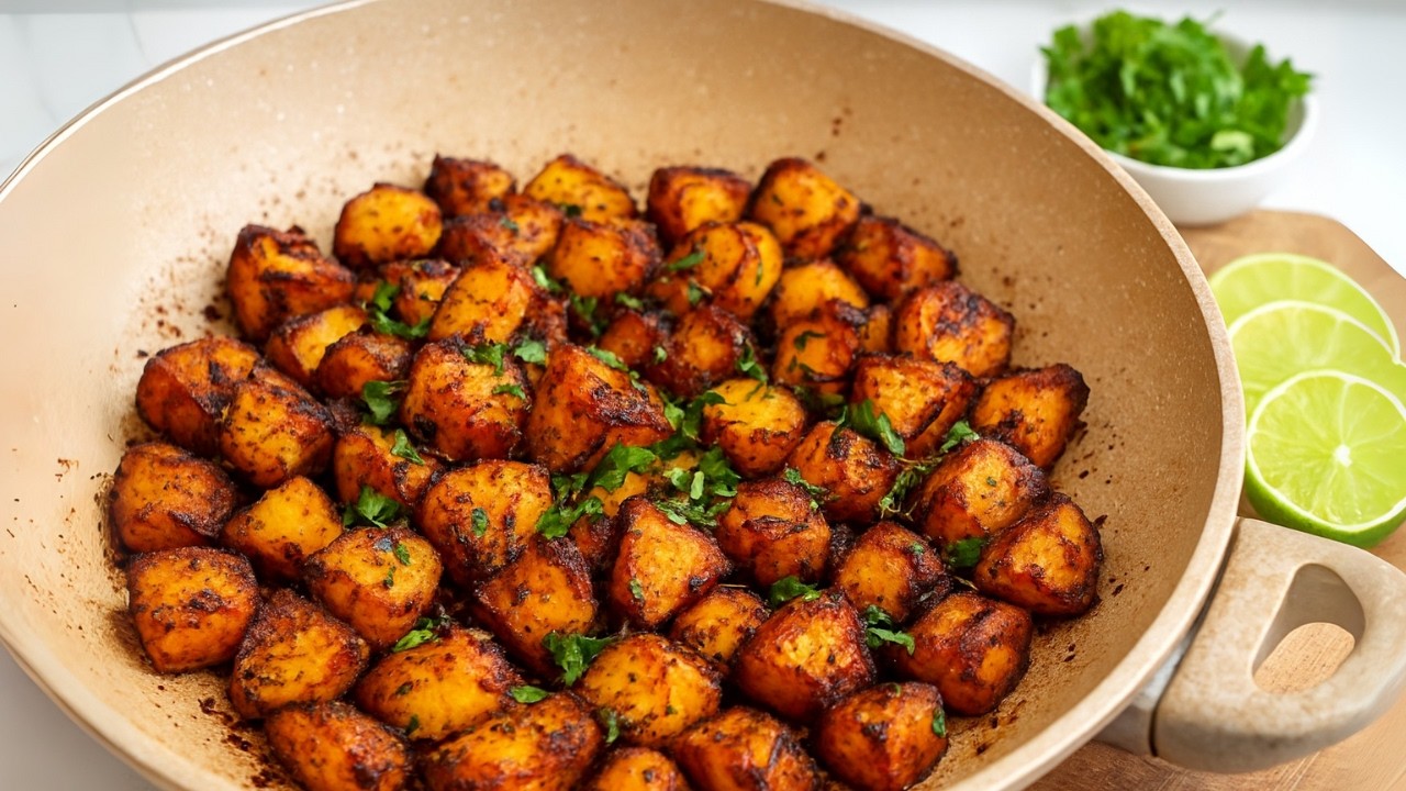 Crispy Chili Potatoes | Spicy & Tangy One-Pan Recipe