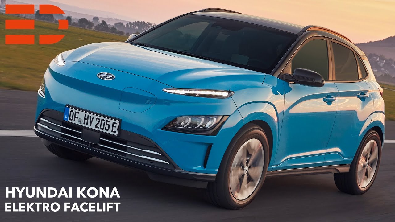 2021 Hyundai Kona Elektro Facelift Modellpflege Update | Electric Drive News