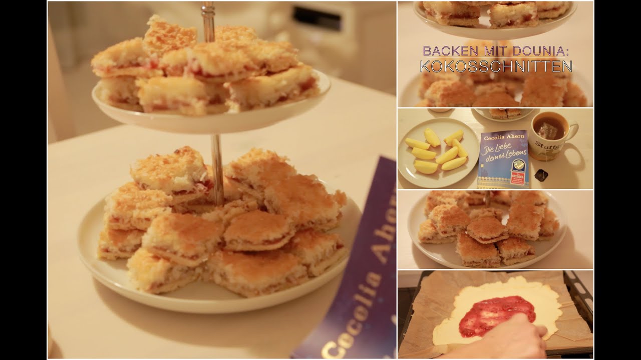 BACKEN mit Dounia: LECKERE KOKOS-Schnitten!