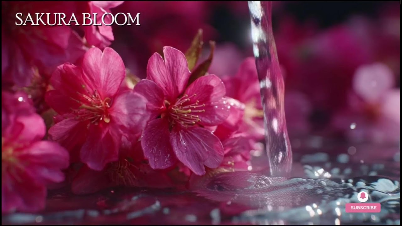 🔴 春のささやき – 桜と川のせせらぎ | 安らぎと睡眠の音楽
