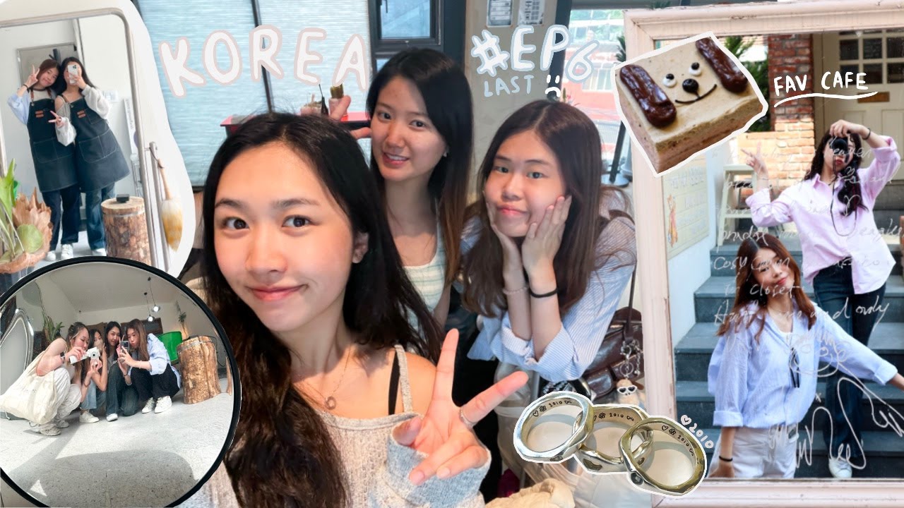 【Travel Vlog】14天韓國自由行EP6🇰🇷最後一集🥺製作屬於我們獨一無二的閨蜜戒指🩷🌸✨ |melo’s diary|