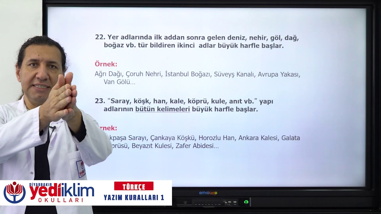 8.Sınıf / Ders : Türkçe / Konu / Yazım Kuralları