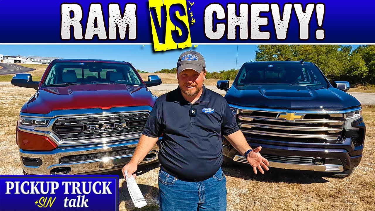Truck Comparison! 2022 RAM 1500 Limited vs. 2022 Chevrolet Silverado 1500 High Country