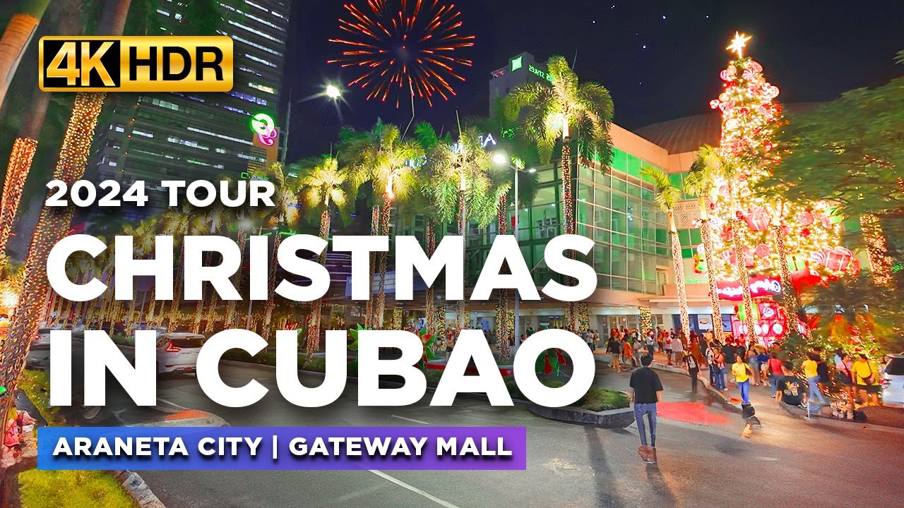 CHRISTMAS Comes Alive in CUBAO | 2024 Araneta Center Night Tour in Quezon City Philippines