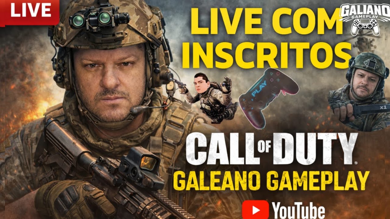 CALL OF DUTY LIVE COM INSCRITOS