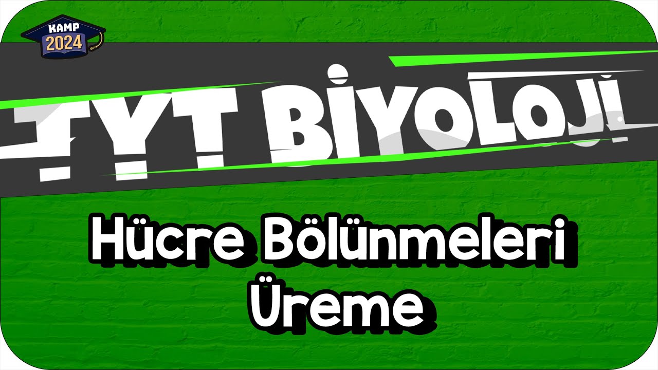Hücre Bölünmeleri - Üreme | TYT Biyoloji #KAMP2024