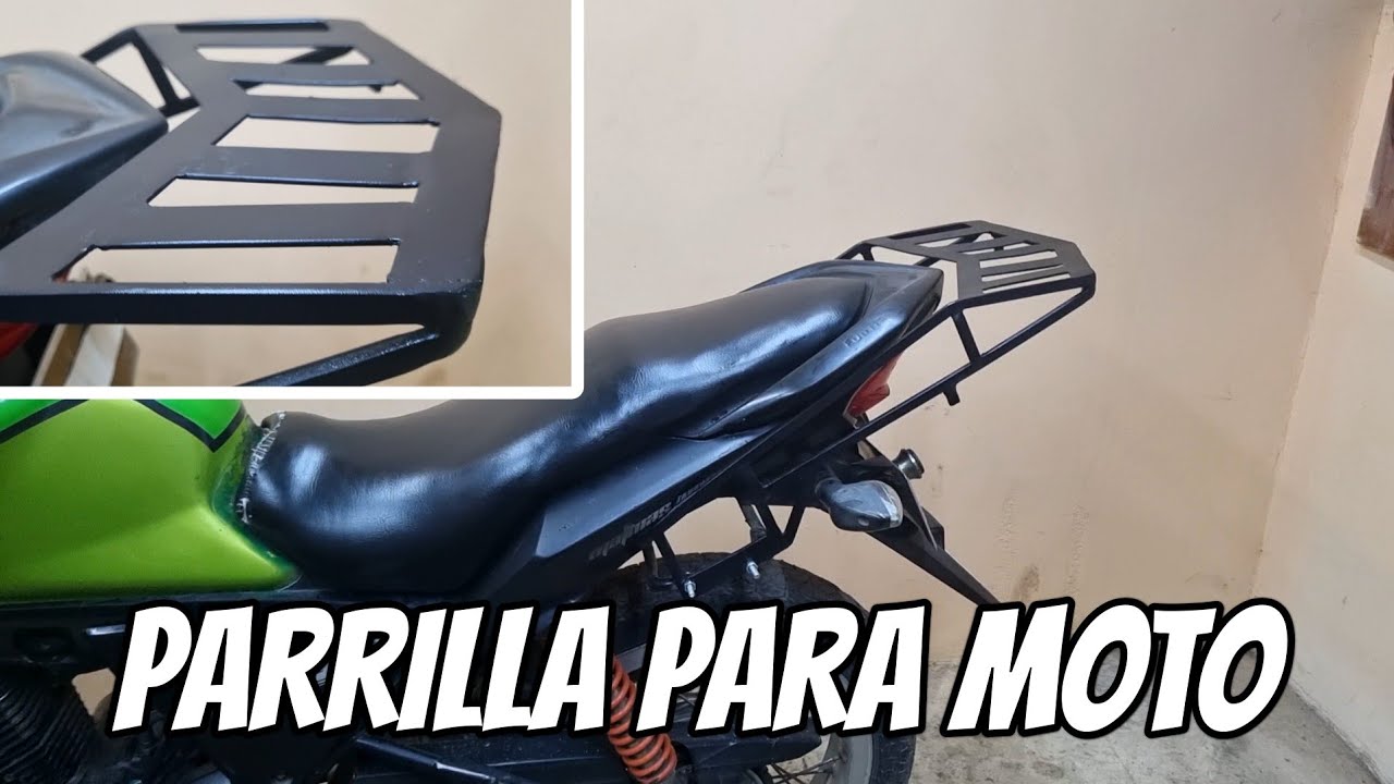 COMO HACER UNA PARRILLA PARA MOTO