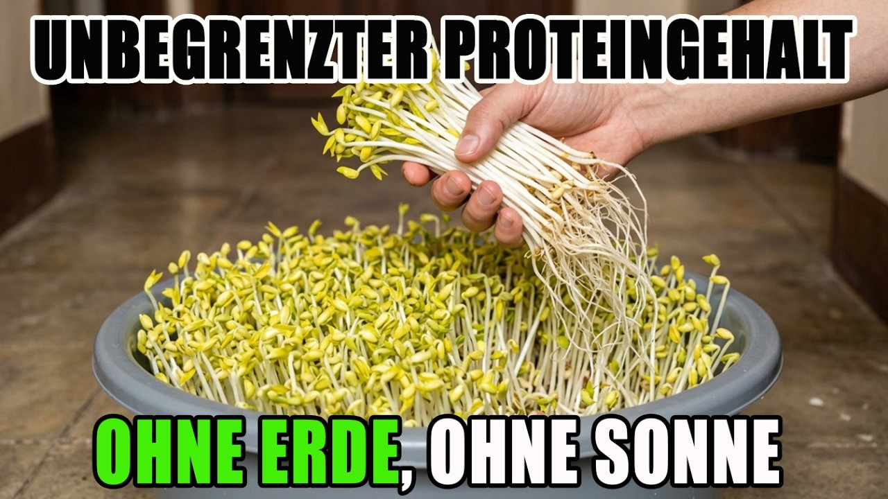 Eine reichhaltige Proteinquelle – kein Boden, keine Sonne und nur 5 Minuten Aufbauzeit