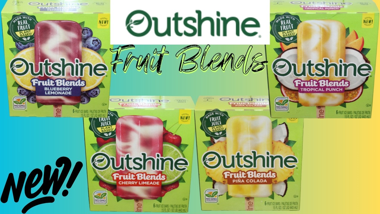 Outshine Fruit Blends: Blueberry Lemonade, Cherry Limeade, Piña Colada & Tropical Punch Review