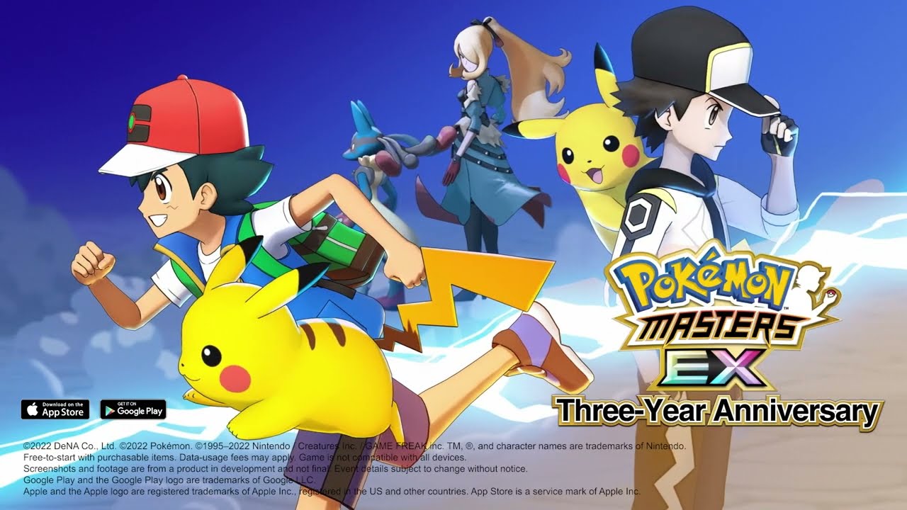 Three-Year Anniversary: New Master Sync Pairs! | Pok&eacute;mon Masters EX