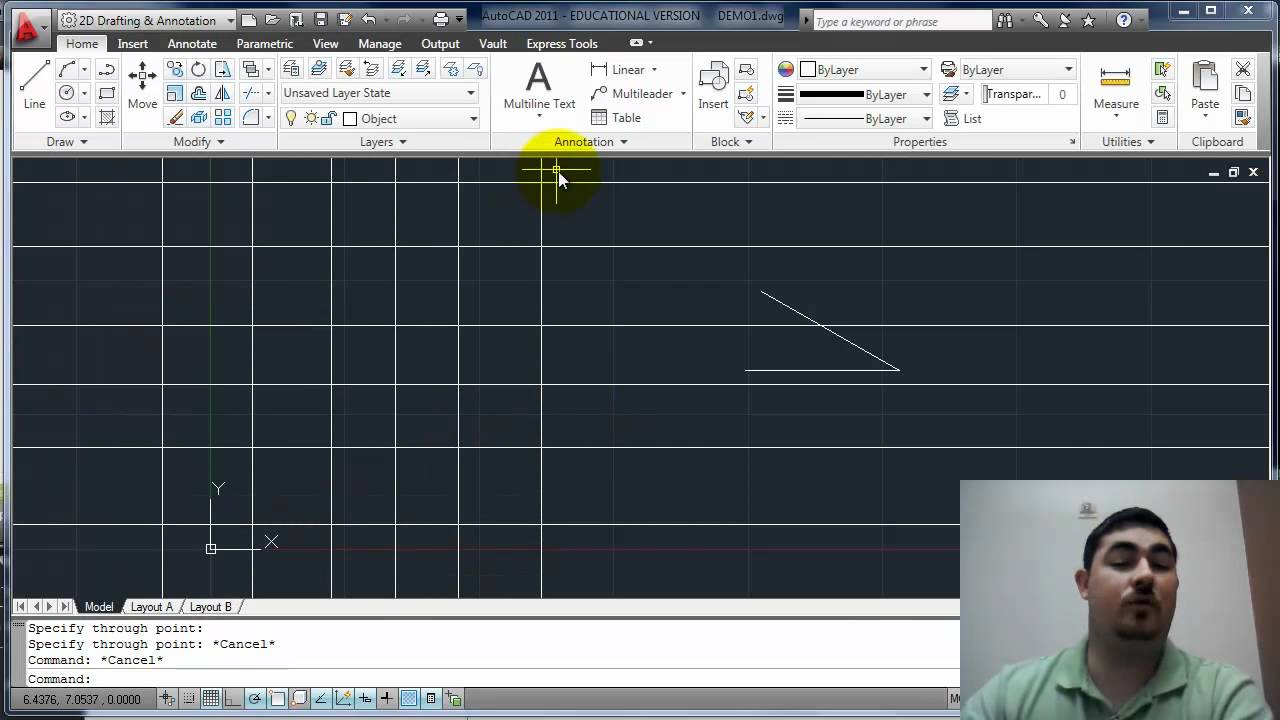 Construction Line, AutoCAD 2011