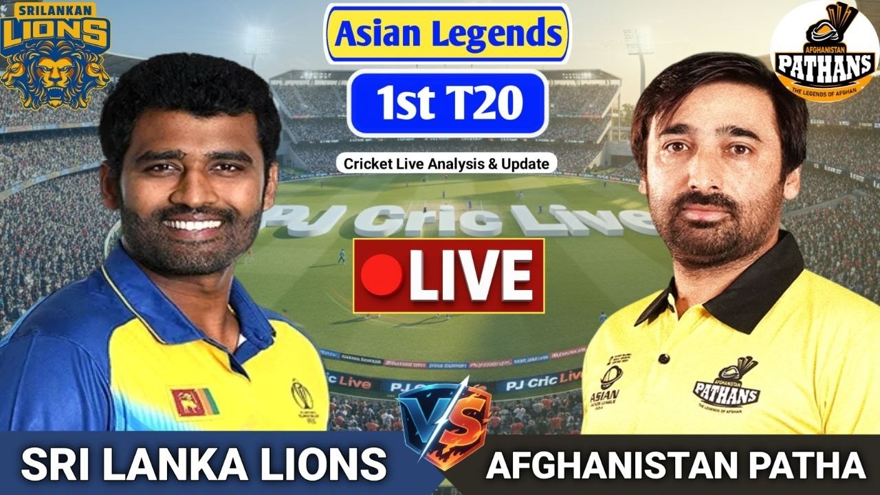 Sri Lanka Vs Afghanistan 1st T20 Match | Live Score Analysis & Discussion | Asian Legends Cricket