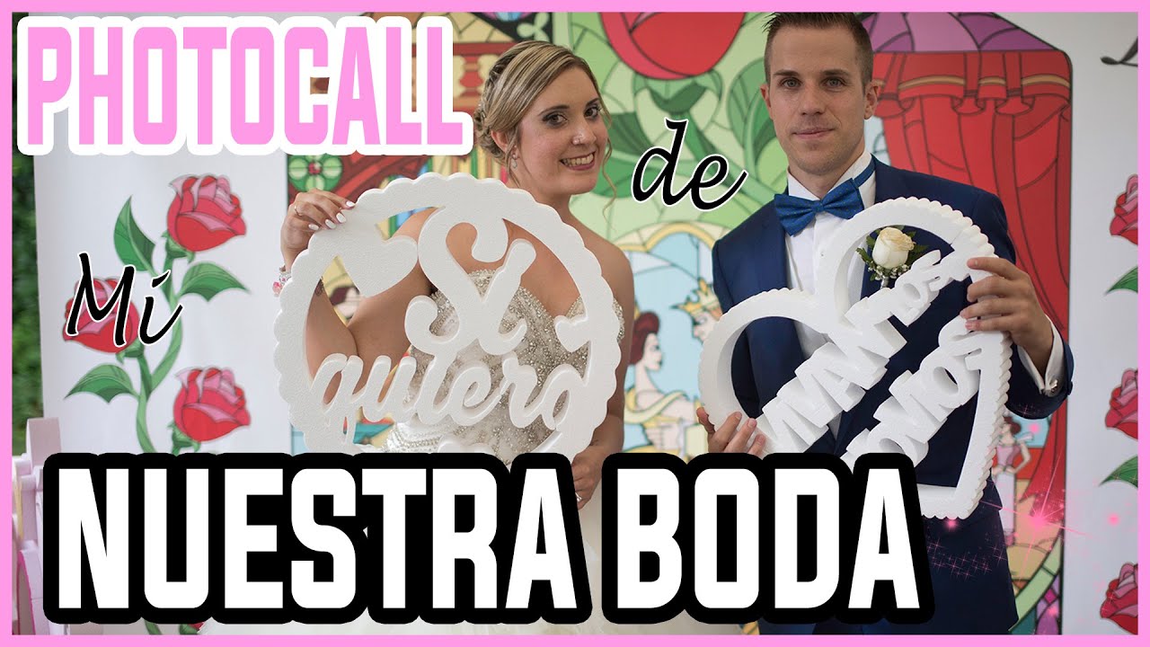 PHOTOCALL Y ATREZZO DE MI BODA + DECORACIÓN DISNEY 🌸 | VeroVlogs
