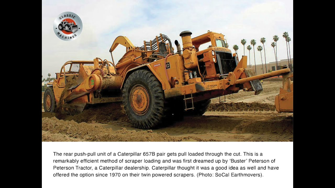 Classic Machines: The Caterpillar 657 series scraper