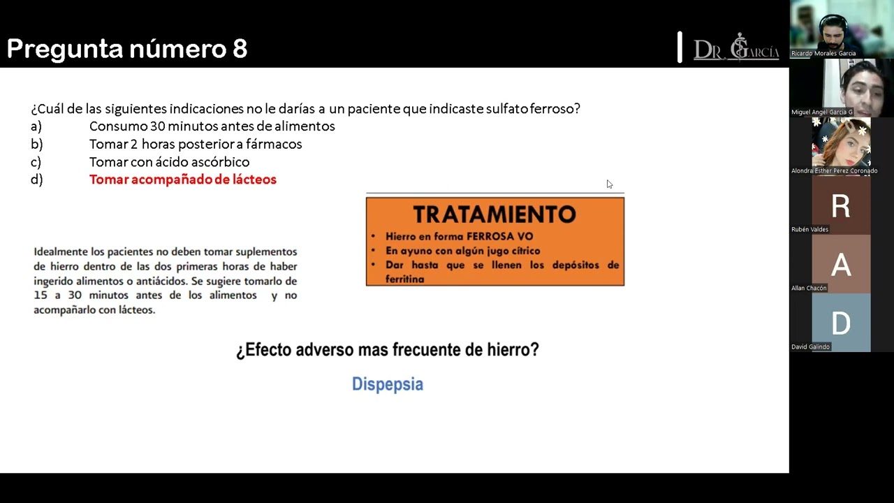 Preguntas HEMATOLOGIA (ENARMs previos) + Revisión de ANEMIAS || Dr Garcia