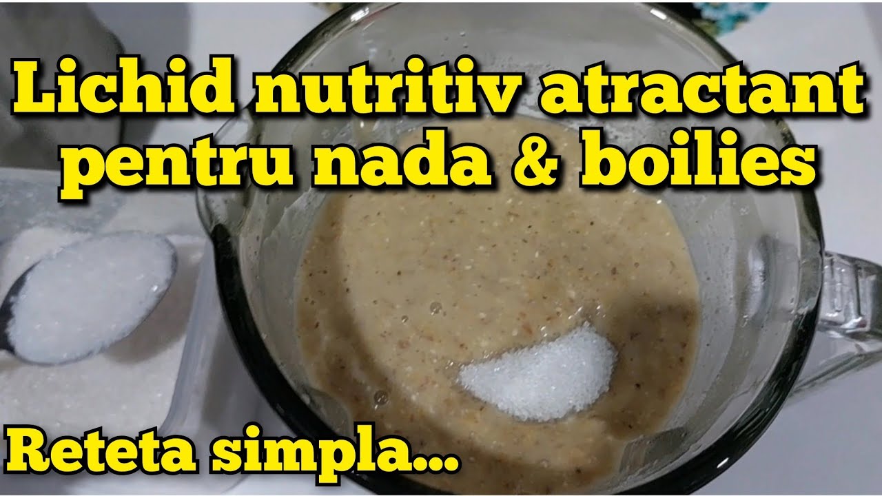Reteta de lichid nutritiv atractant pentru nada si boilies  100 % NATURAL