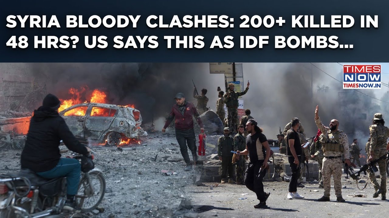 Syria Bloody Clashes In Visuals: 200+ Killed In 48 Hrs? US Says This As IDF Enters Druze Vs Bedouin