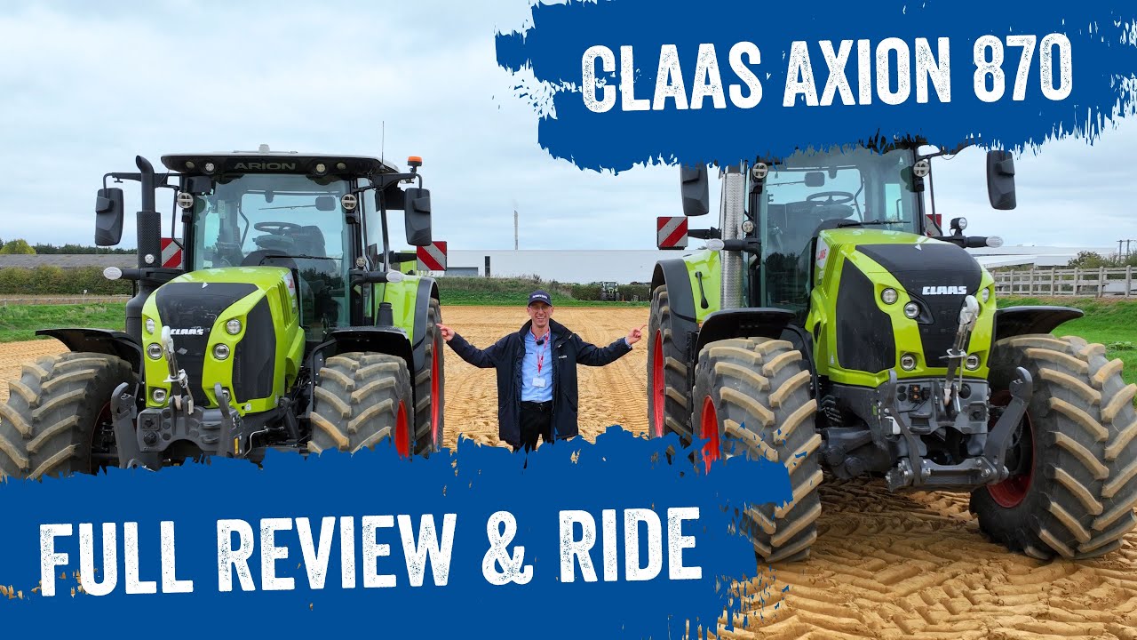 Claas Axion 870 | Идеальный трактор среднего размера? Обзор и поездка