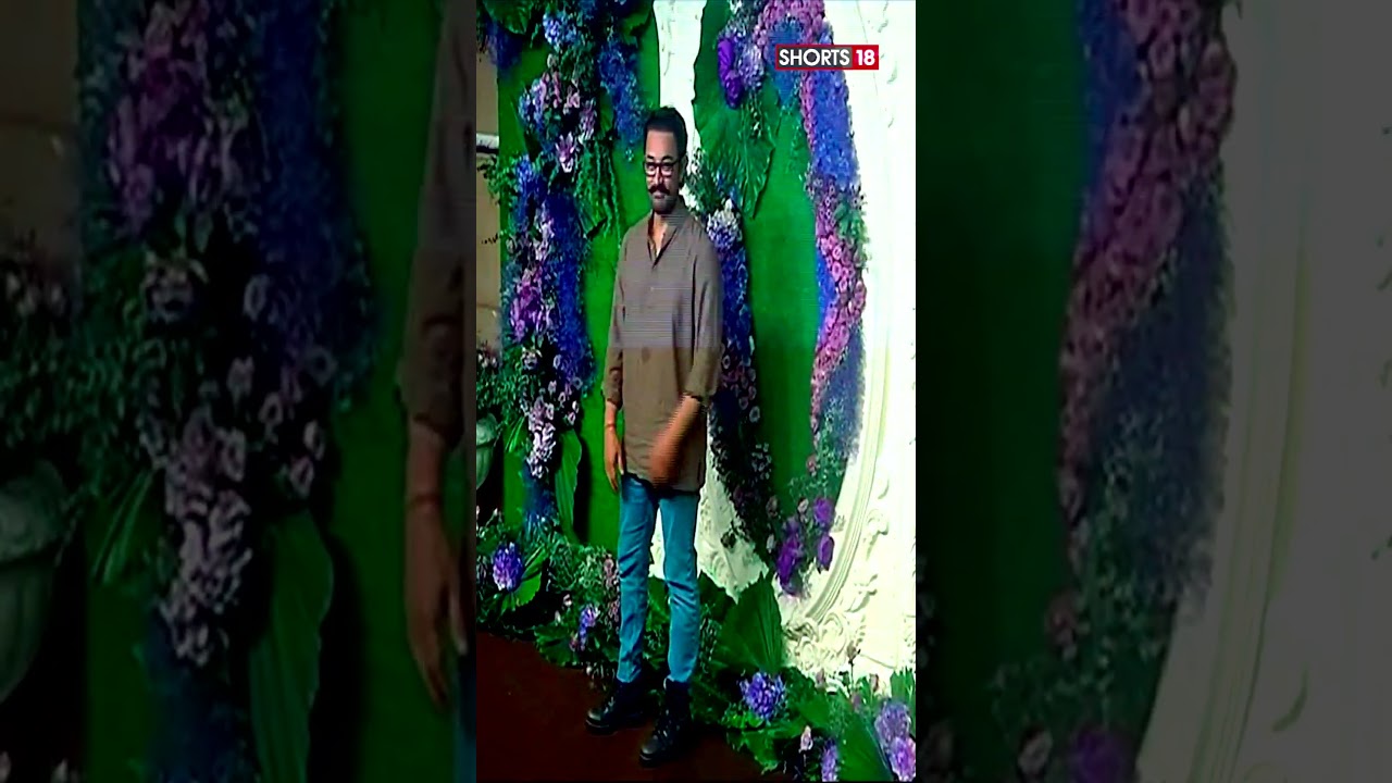 Karan Deol Wedding Reception | Aamir Khan Arrives In Style To Bless Karan Deol-Drisha Acharya