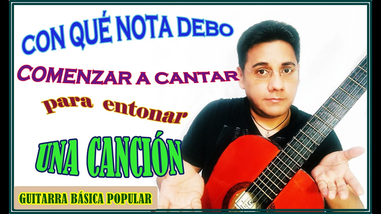 ¿Con qué NOTA AFINAR LA VOZ para comenzar una CANCIÓN bien ENTONADO? - Cómo entonar una canción