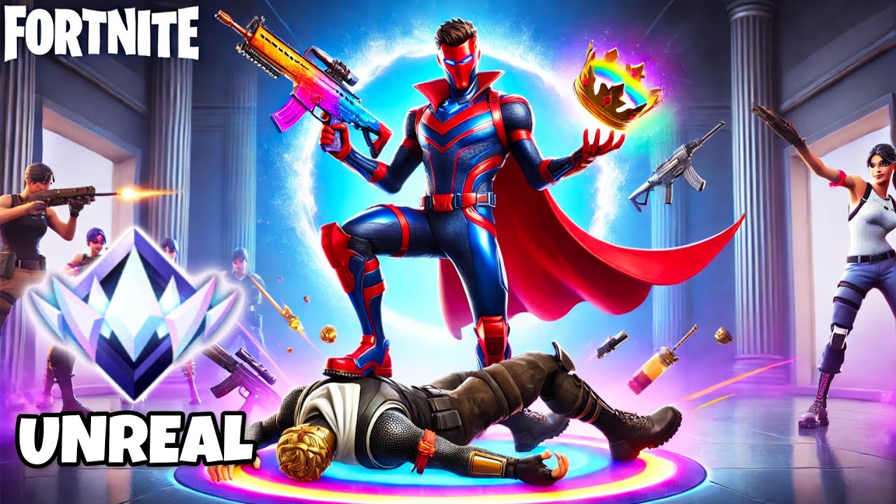 UNREAL RANK GRIND in FORTNITE BR!