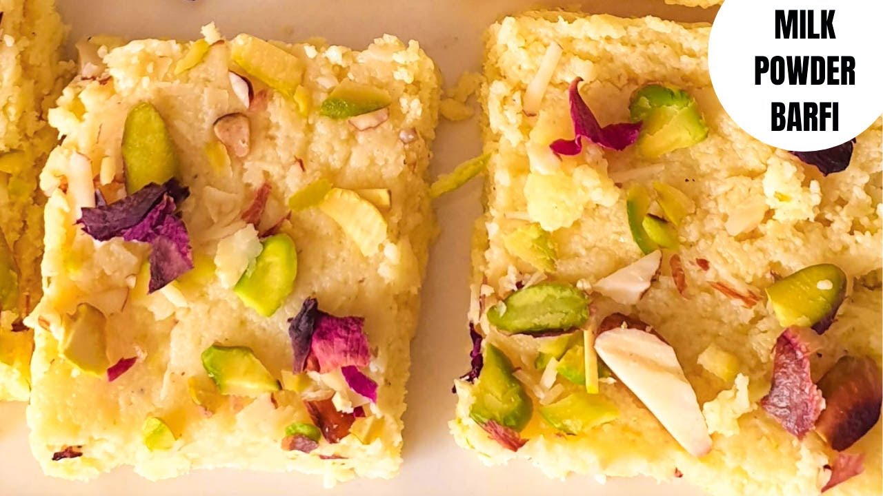 Milk Powder Barfi Recipe | मिल्क पाउडर की बर्फी | Instant 10 Min Burfi Recipe| Easy Barfi For Diwali
