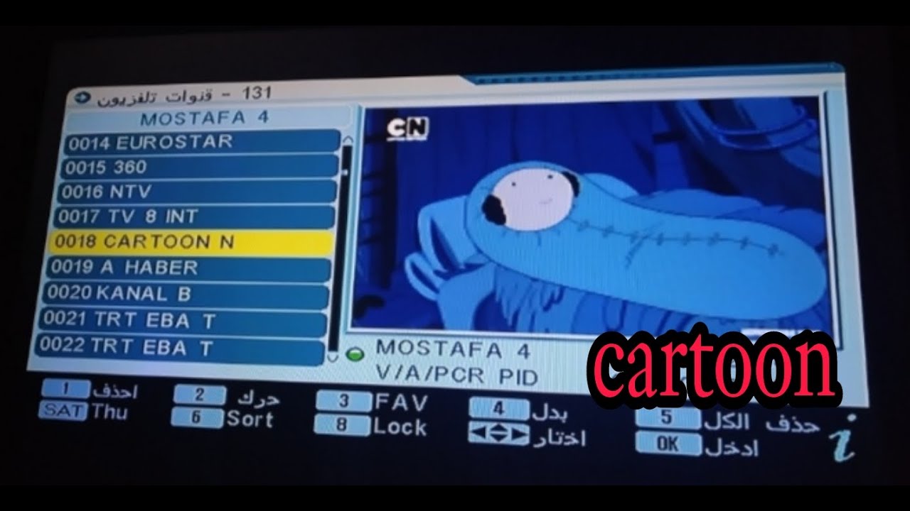 تردد قناة كرتون نتورك بالانجليزية CARTOON NETWORK 2022 الجديد بعد التعديل على نايل سات