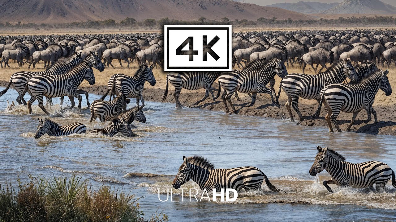 4K WILD AFRICA – Relaxing Piano Calm Within Nature’s Endless Balance