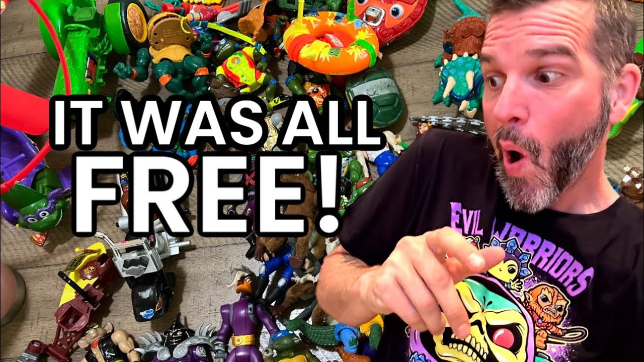 They Gave These RARE Vintage TMNT FIGURES Away For Free!