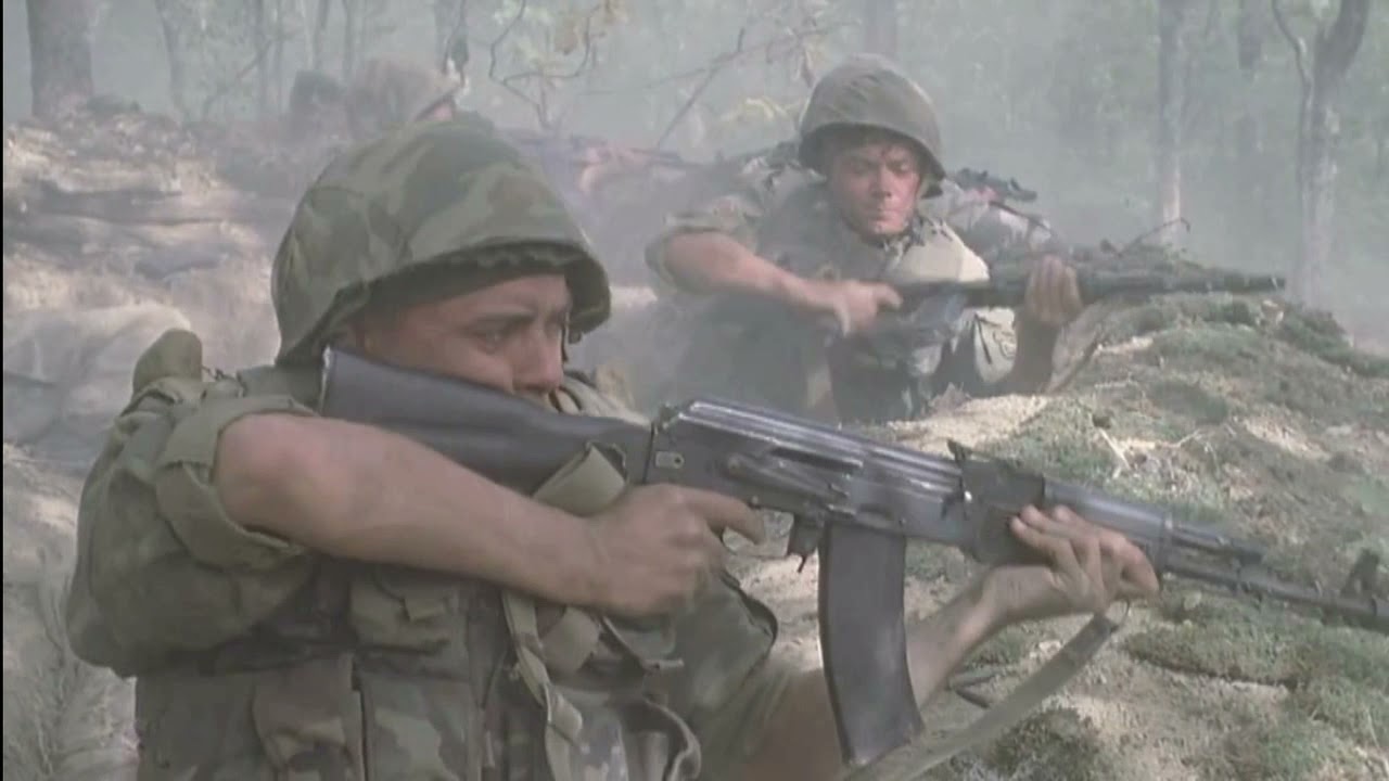 СЦЕНЫ БОЯ (Военный фильм ПРОРЫВ)