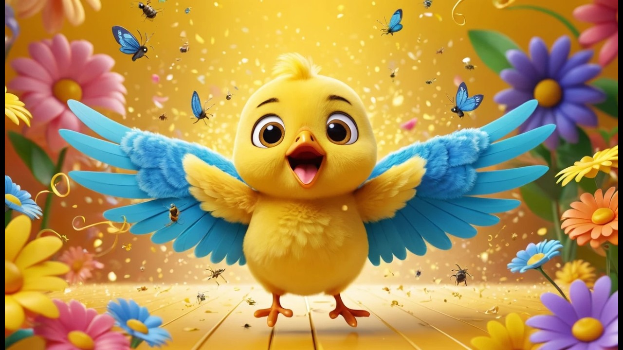 Chick Learns to Sing 🐥🎵 | Fun Music & Animal Sounds Song for Kids