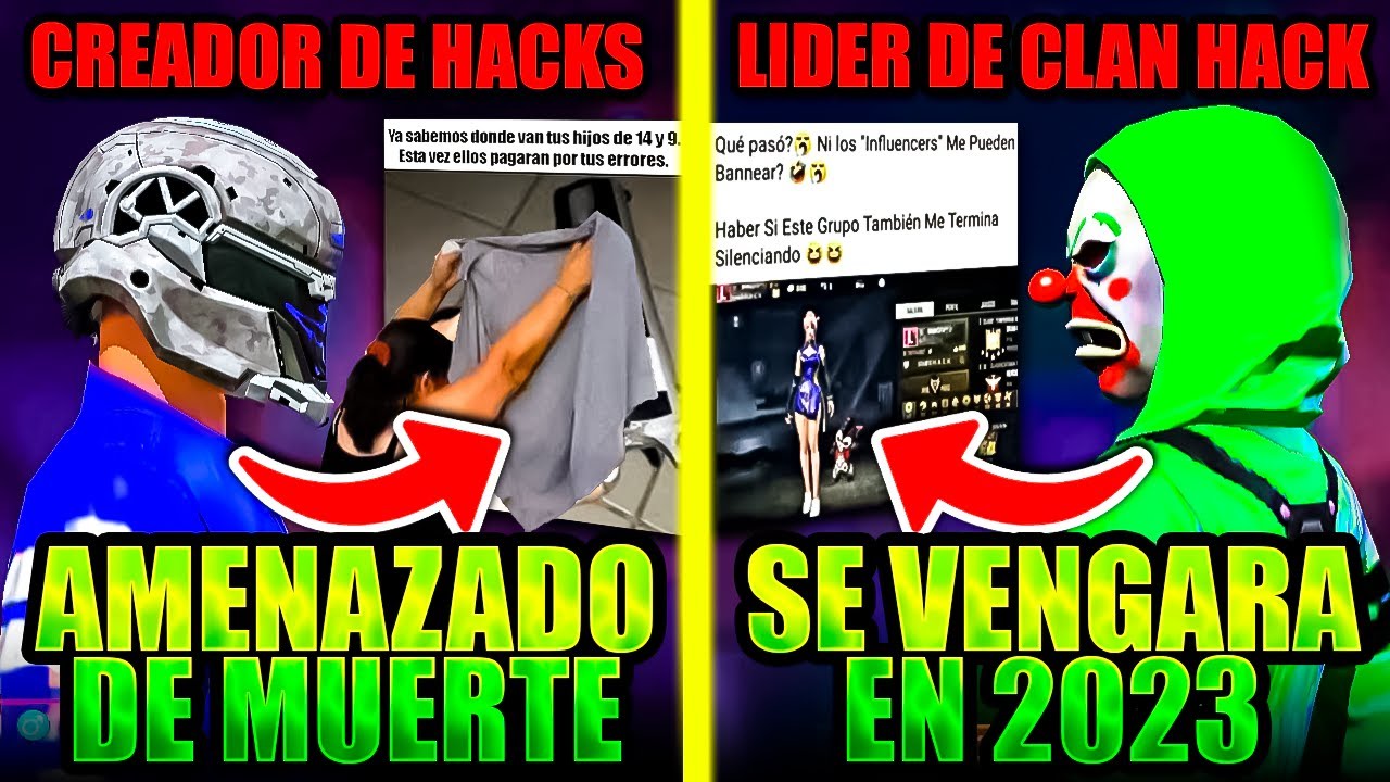 ¡BUSQUE A LOS HACKERS MÁS PELIGROSOS DE FREE FIRE!  *LO AMENAZARON DE MUERTE*