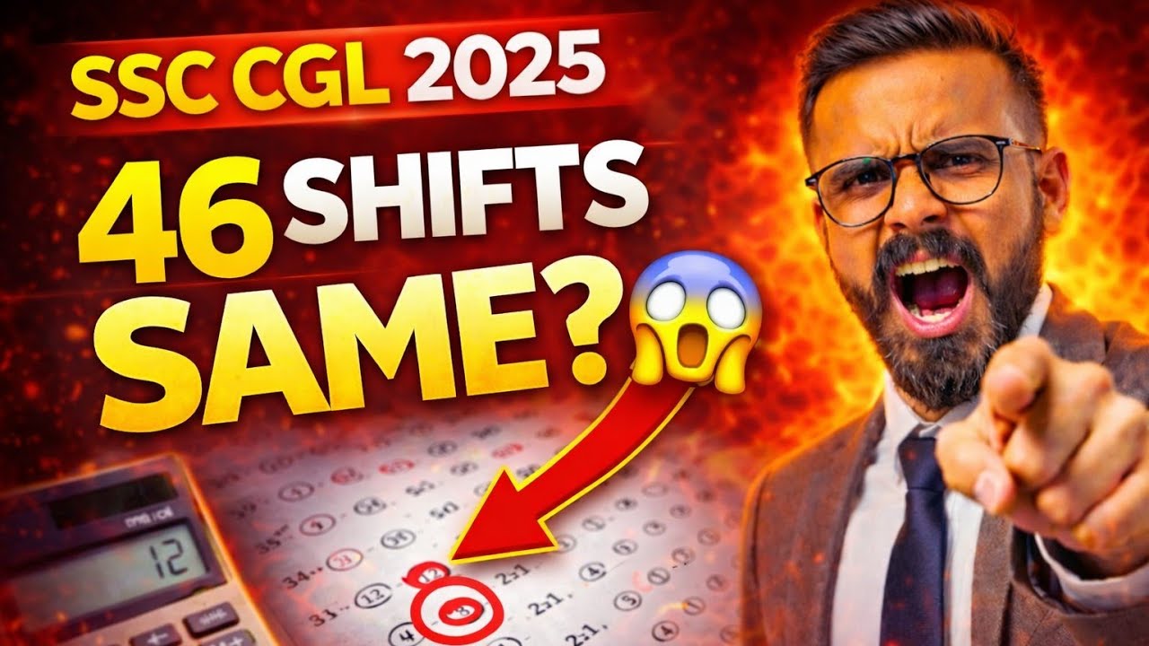 46 Shifts Me SAME Question! 😱 SSC CGL 2025 Partnership EXPOSED