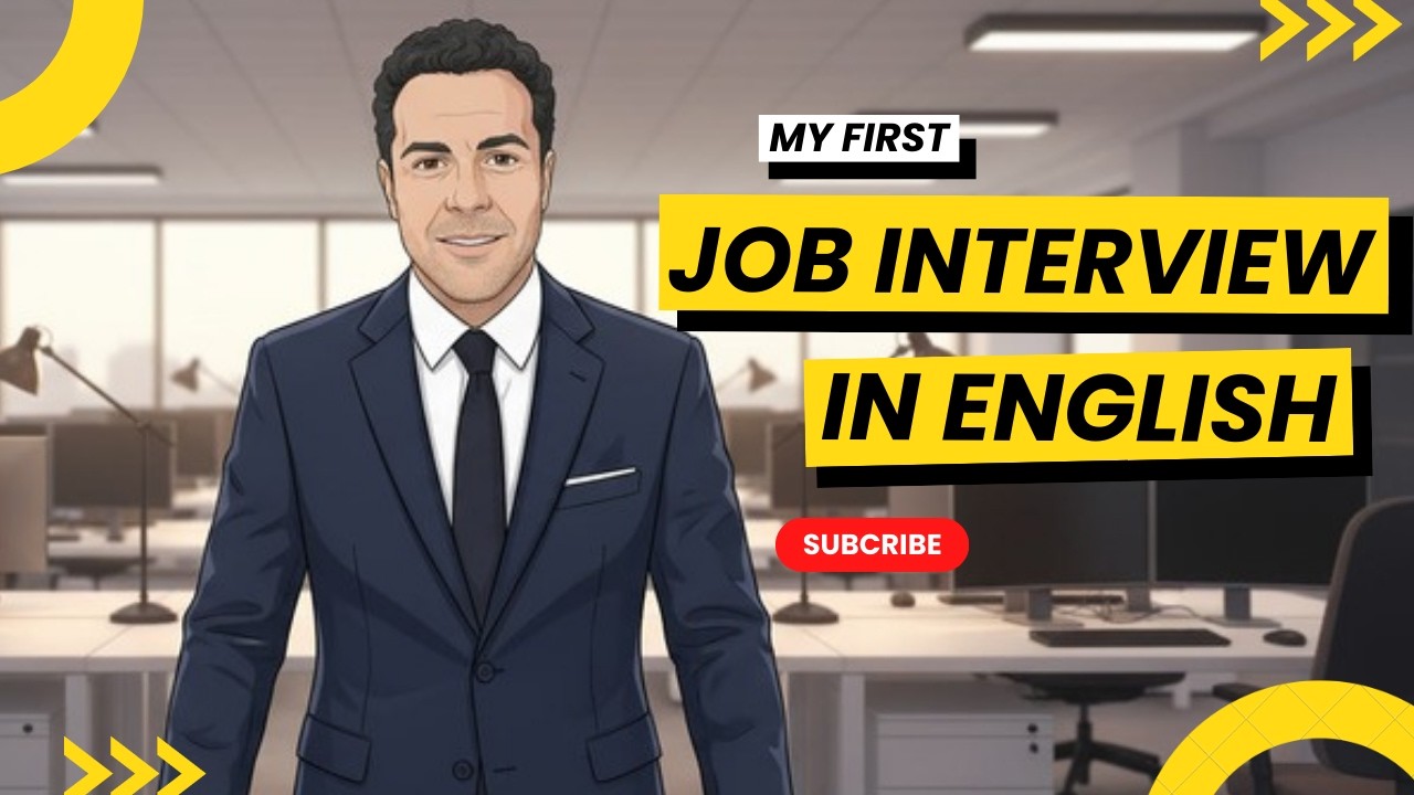 MY FIRST JOB INTERVIEW IN ENGLISH- #easyenglish #englishlistening #englishlisteningpractice #english